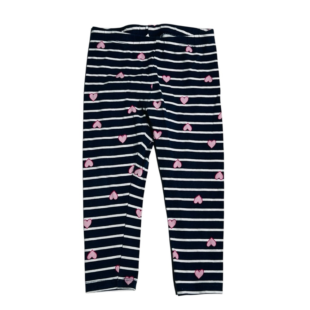 Kids‎ Headquarters Navy and Pink Heart Pajama Bottoms